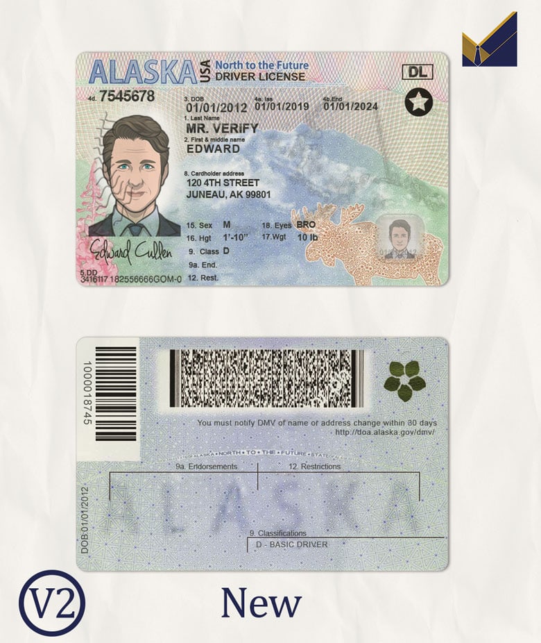 Alaska-new-driver's-license-template Alaska-new-driver's-license-template