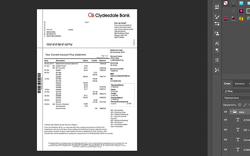 cladesdale Clydesdale Statement psd template