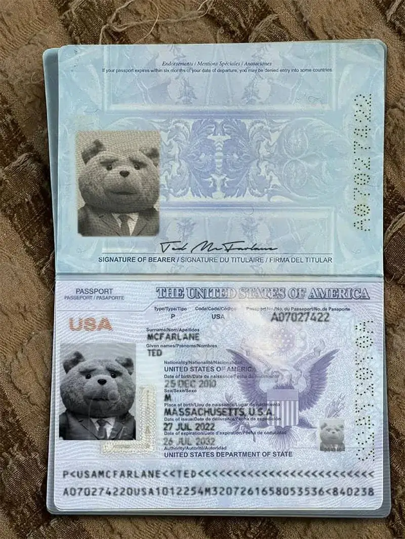 usa passport psd template 2024 buy us passport template editable