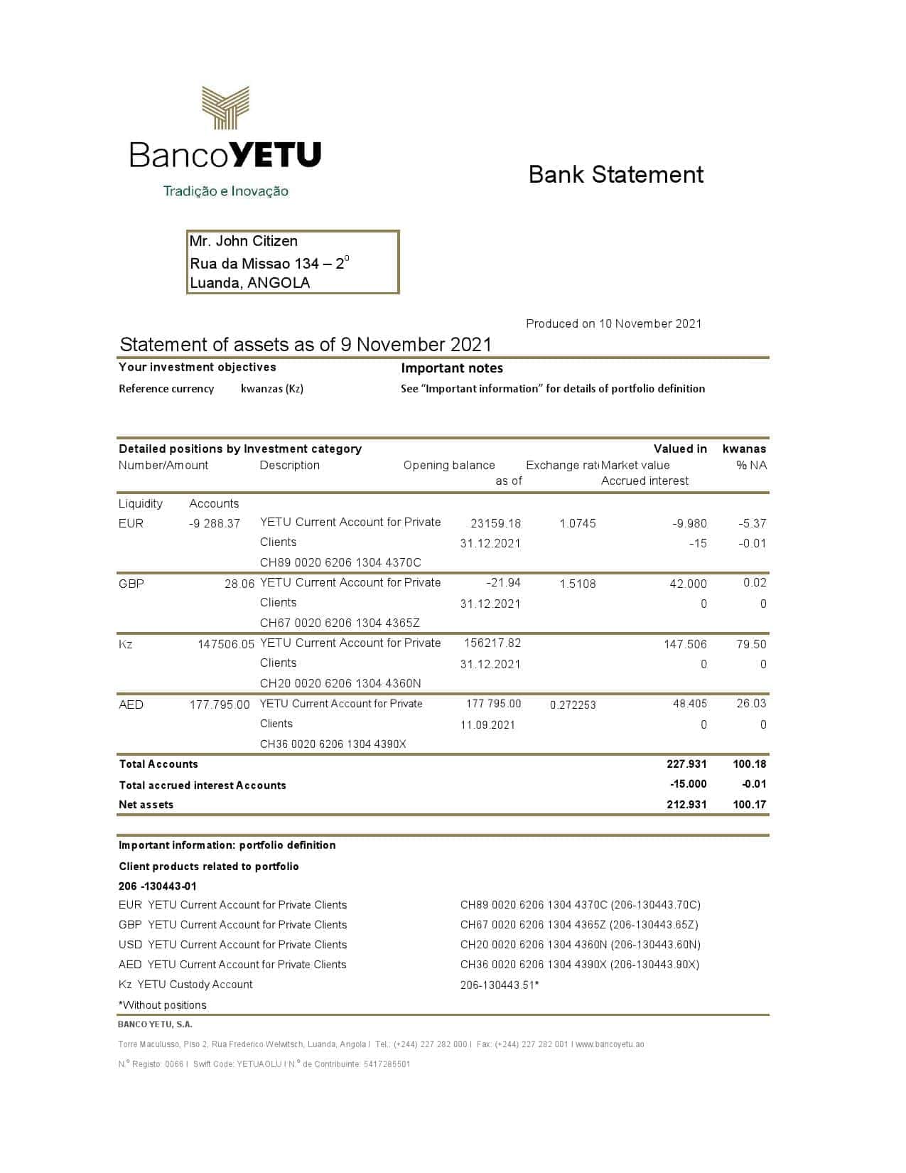 Angola-Banco-Yetu-excel.jpg Angola Banco Yetu bank statement template in Excel and PDF format