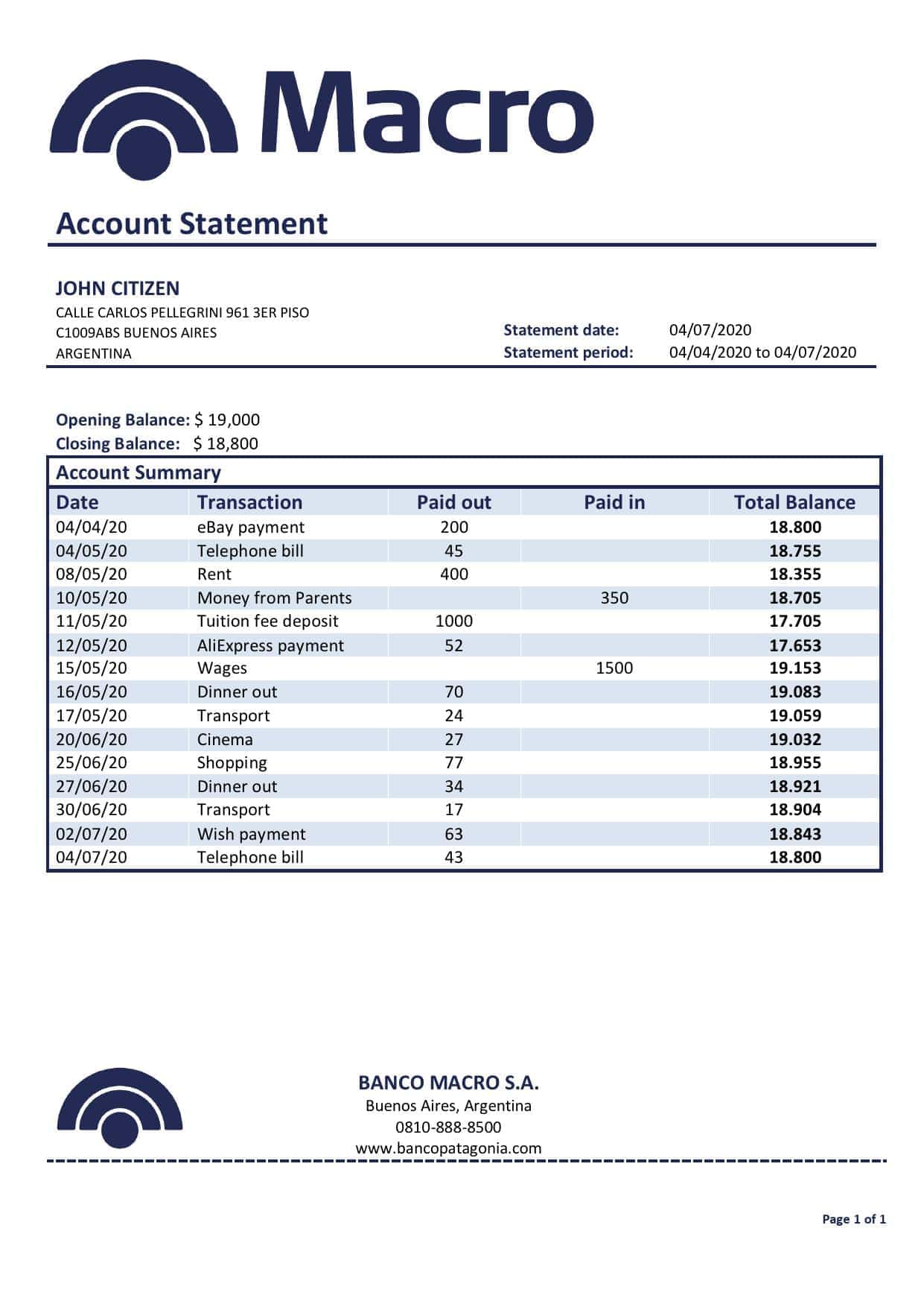 Argentina-Banco-Macro-S.A.-bank-statement-1.jpg Argentina Banco Macro S. A. bank statement template in Excel and PDF format