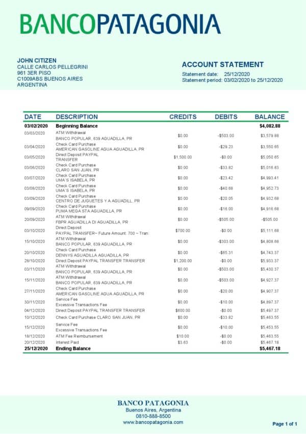 Argentina-Banco-Patagonia-bank-statement-template-in-Word-and-PDF-format.jpg Argentina Banco Patagonia bank statement template in Word and PDF format
