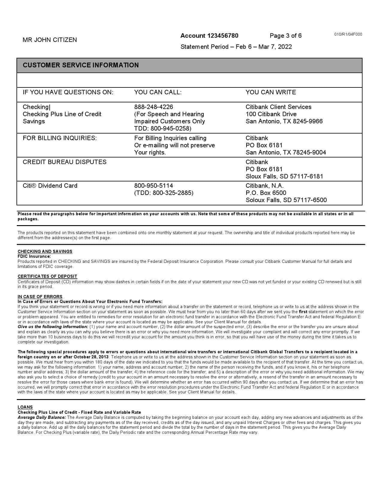 Australia-Citibank-Bank-Statement-6-page_000003.jpg Australia Citibank bank statement Word and PDF template, 6 pages - Image 3