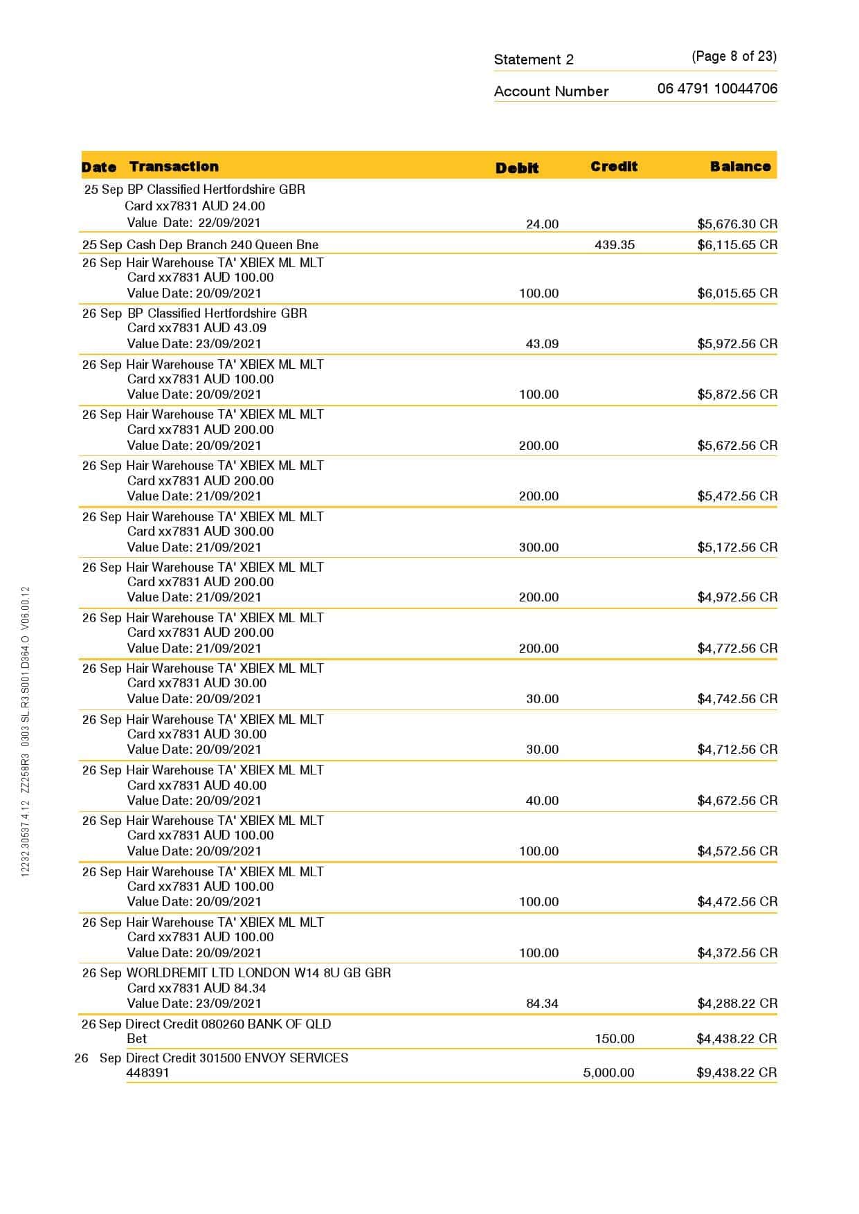 Australia-Commonwealth-J-C_000008.jpg Australia Commonwealth bank statement template in Word and PDF format, 23 pages - Image 8