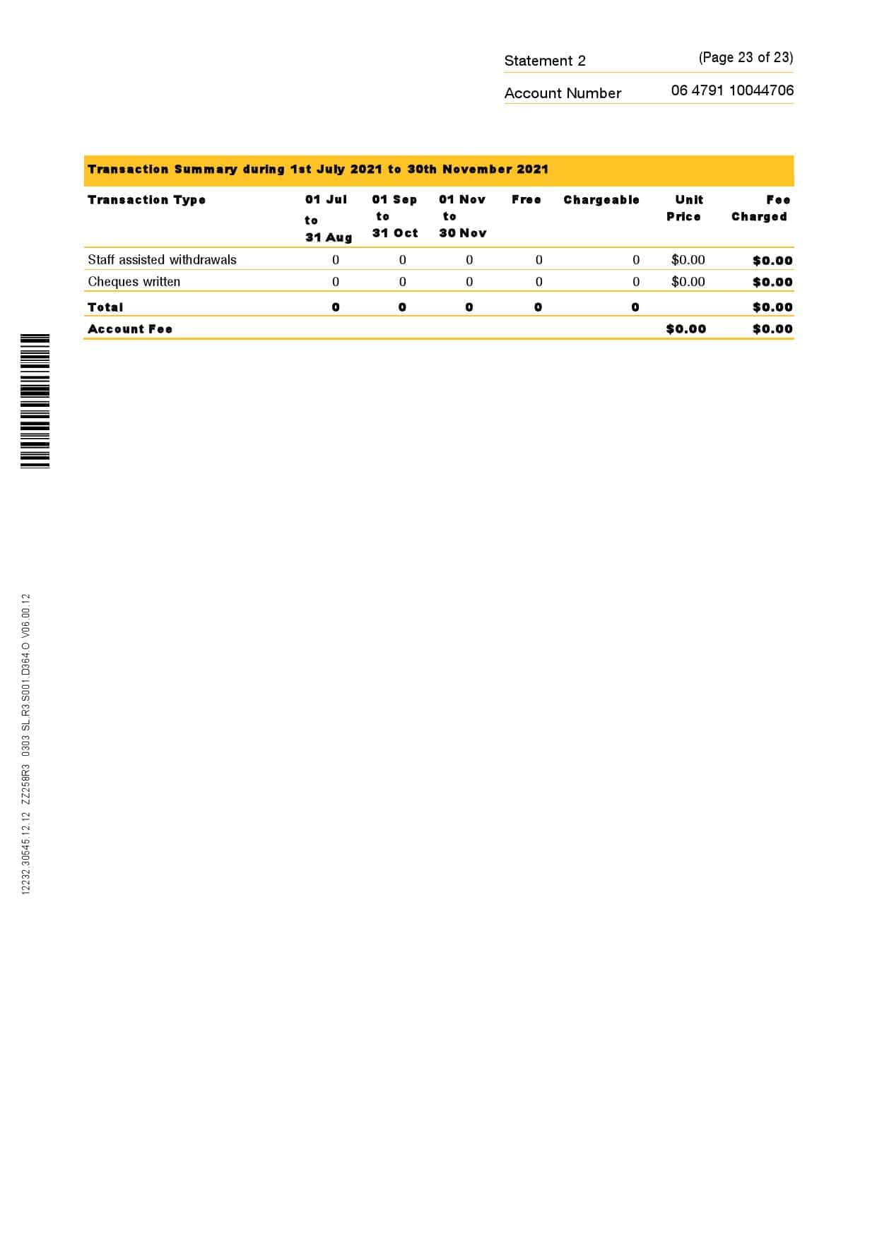 Australia-Commonwealth-J-C_000023.jpg Australia Commonwealth bank statement template in Word and PDF format, 23 pages - Image 23