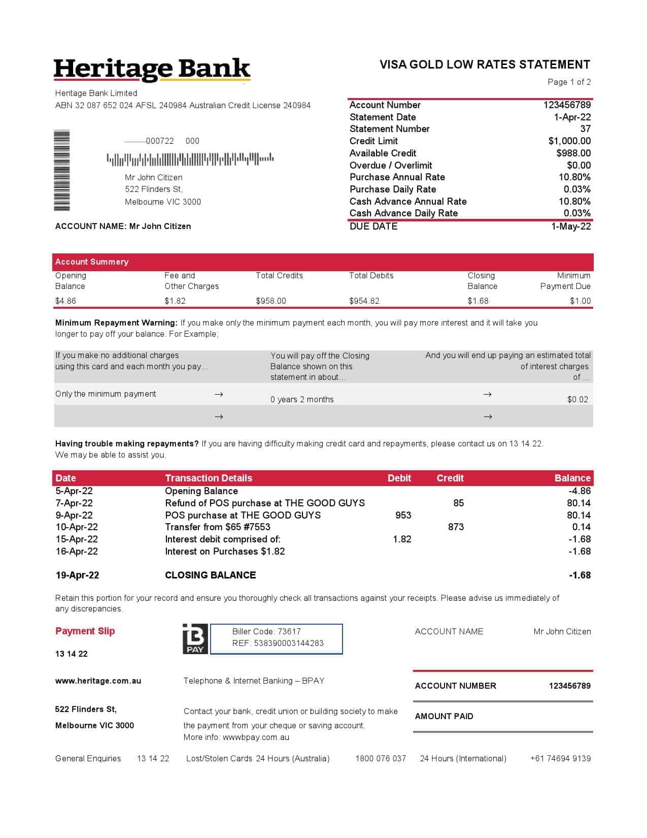 Australia-Heritage-bank-statement-easy-to-fill-template-in-Excel-and-PDF-format-2-pages-1.jpg Australia Heritage bank statement easy to fill template in Excel and PDF format, 2 pages
