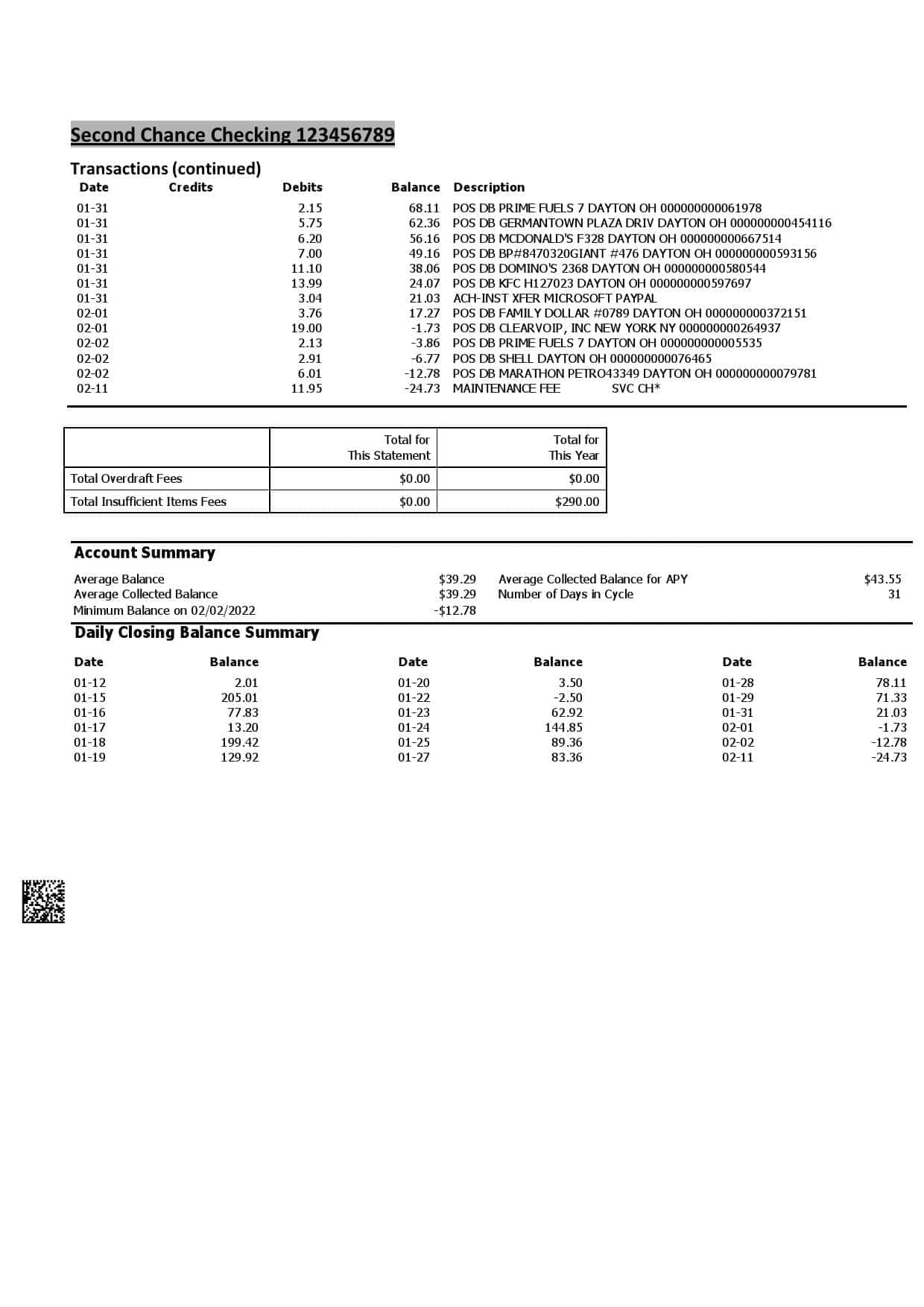 Australia-Woodforest-National-bank-statement-Word-and-PDF-template-3-pages-2.jpg Australia Woodforest National bank statement Word and PDF template, 3 pages - Image 2