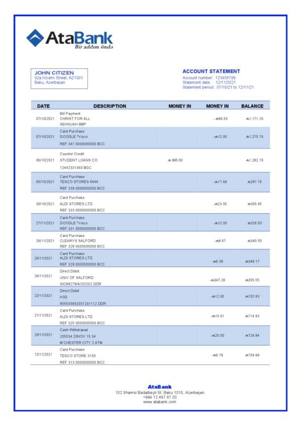 Azerbaijan-Atabank-bank-statement-template-in-Word-and-PDF-format.jpg Azerbaijan Atabank bank statement template in Word and PDF format