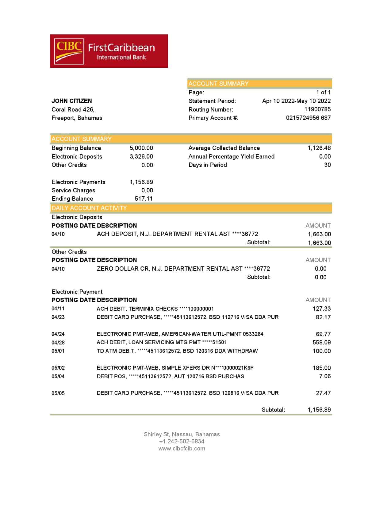 Bahamas-FirstCaribbean-International-Bank-statement-template-in-Excel-and-PDF-format-1.jpg Bahamas FirstCaribbean International Bank statement template in Excel and PDF format