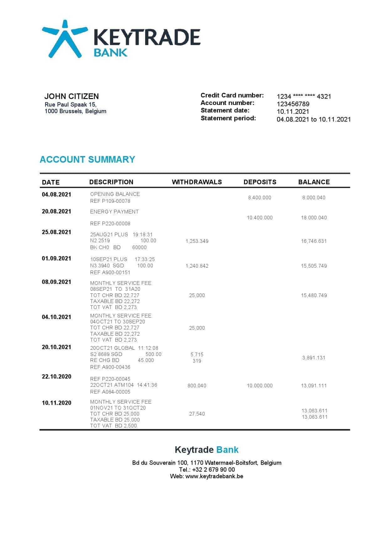 Belgium-Keytrade-bank-statement-template-in-Word-and-PDF-format.jpg Belgium Keytrade bank statement template in Word and PDF format