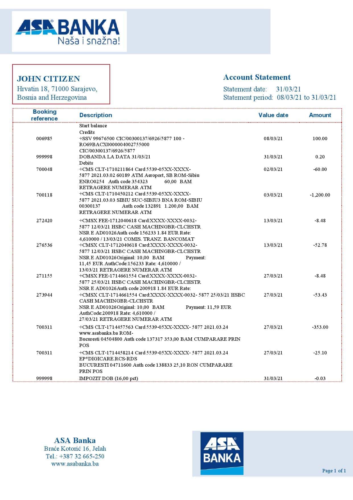 Bosnia-and-Herzegovina-ASA-Banka-bank-statement-template-in-Word-and-PDF-format.jpg Bosnia and Herzegovina ASA Banka bank statement template in Word and PDF format