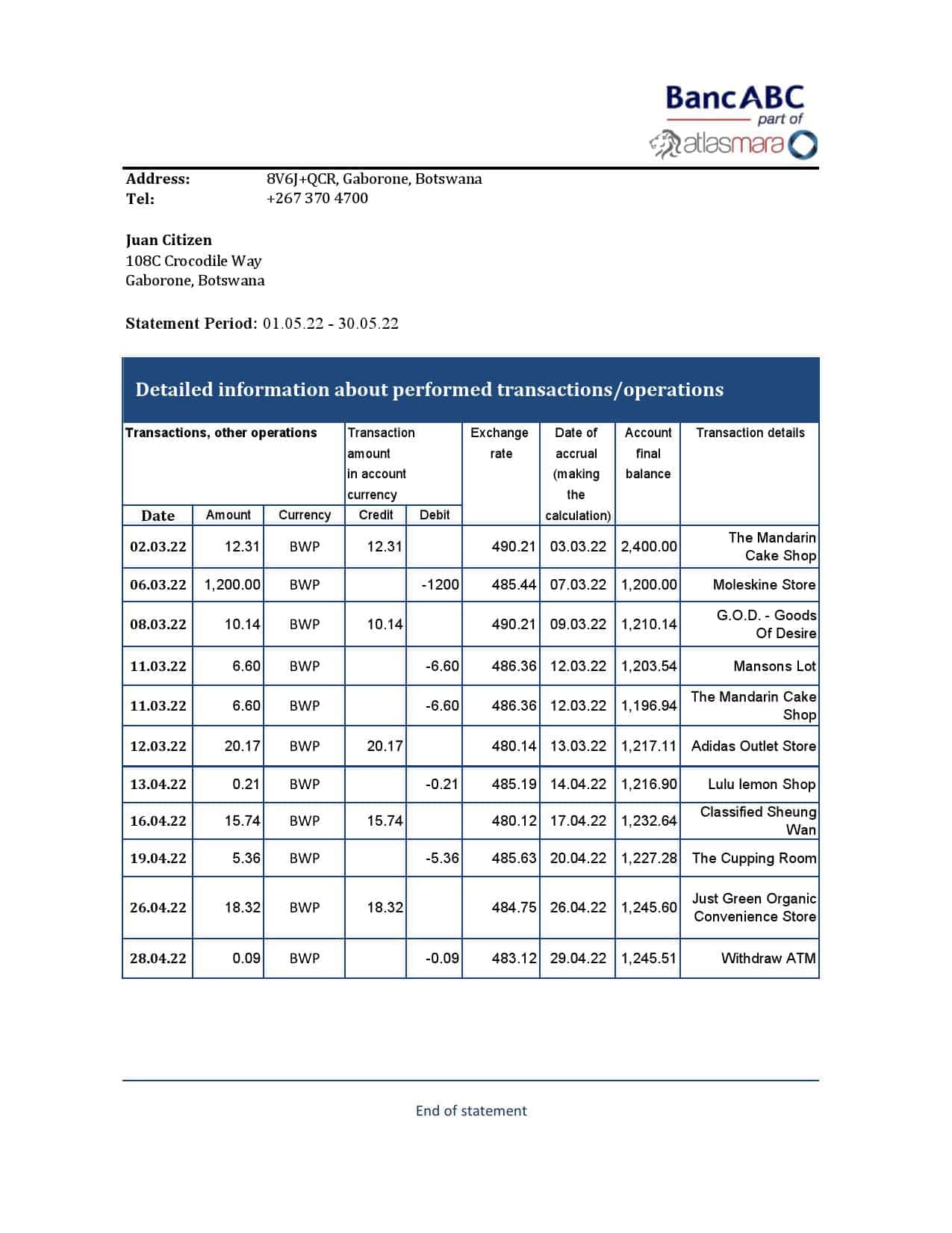 Botswana-Bank-ABC-bank-statement-template-in-Excel-and-PDF-format.jpg Botswana Bank ABC bank statement template in Excel and PDF format