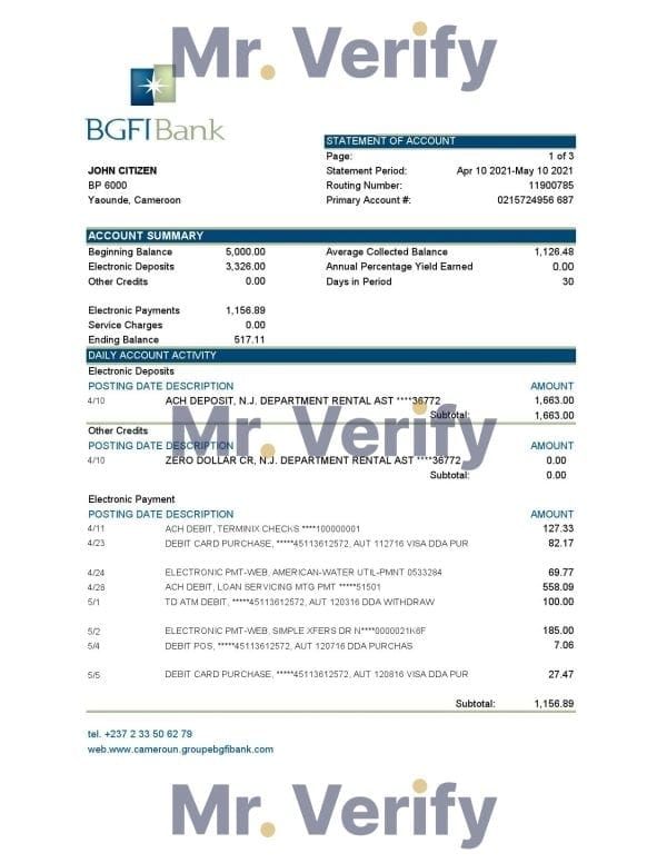 Cameroon-BGFI.jpg Cameroon BGFI bank statement easy to fill template in Excel and PDF format