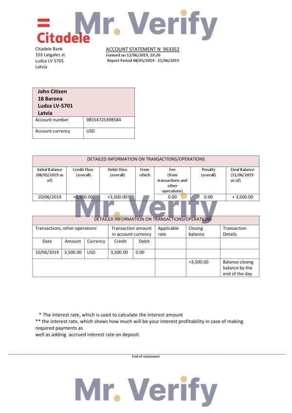 Citadele-bank-latvia.jpg Latvia Citadele bank statement template, Word and PDF format (.doc and .pdf)
