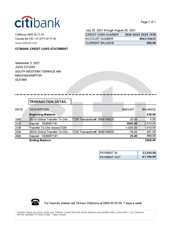 Citibank-3_000001.jpg United Kingdom Citibank bank statement template in .xls and .pdf format
