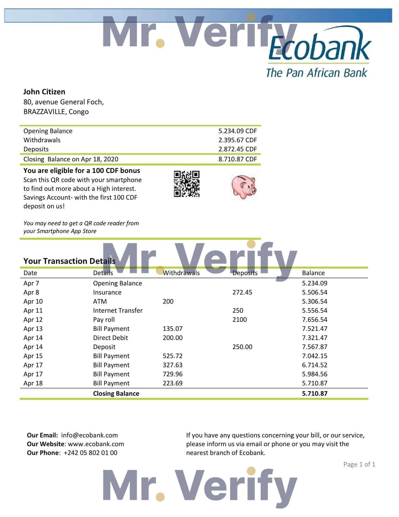 Congo-Ecobank-bank-statement.jpg Congo Ecobank bank statement template in .xls and .pdf file format