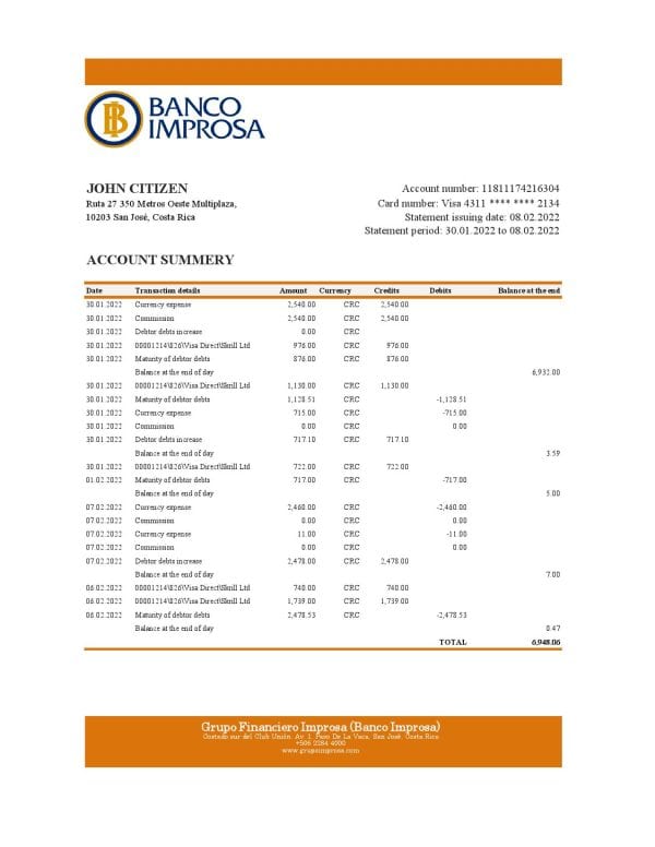 Costa-Rica-Banco-Improsa-bank-statement-Excel-and-PDF-template.jpg Costa Rica Banco Improsa bank statement Excel and PDF template