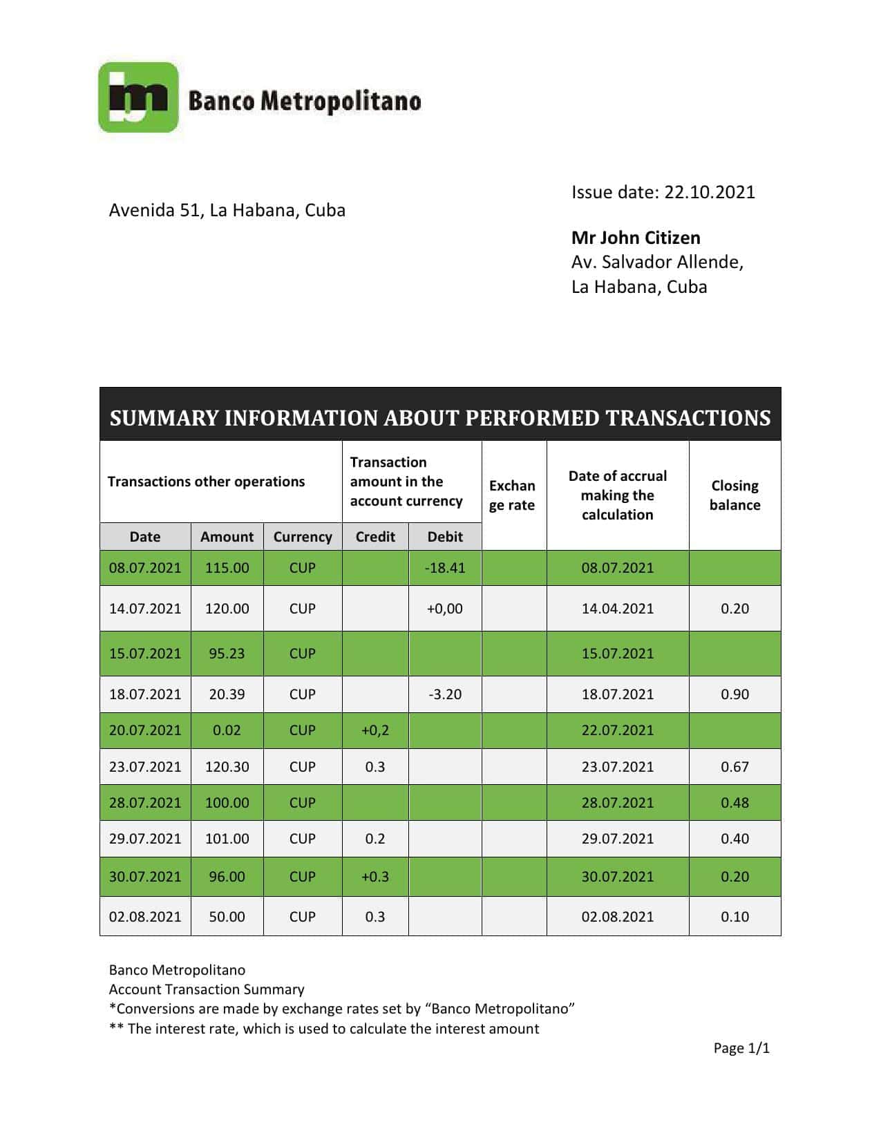 Cuba-Banco-Metropolitano-bank-proof-of-address-statement-template-in-Word-and-PDF-format.jpg Cuba Banco Metropolitano bank proof of address statement template in Word and PDF format