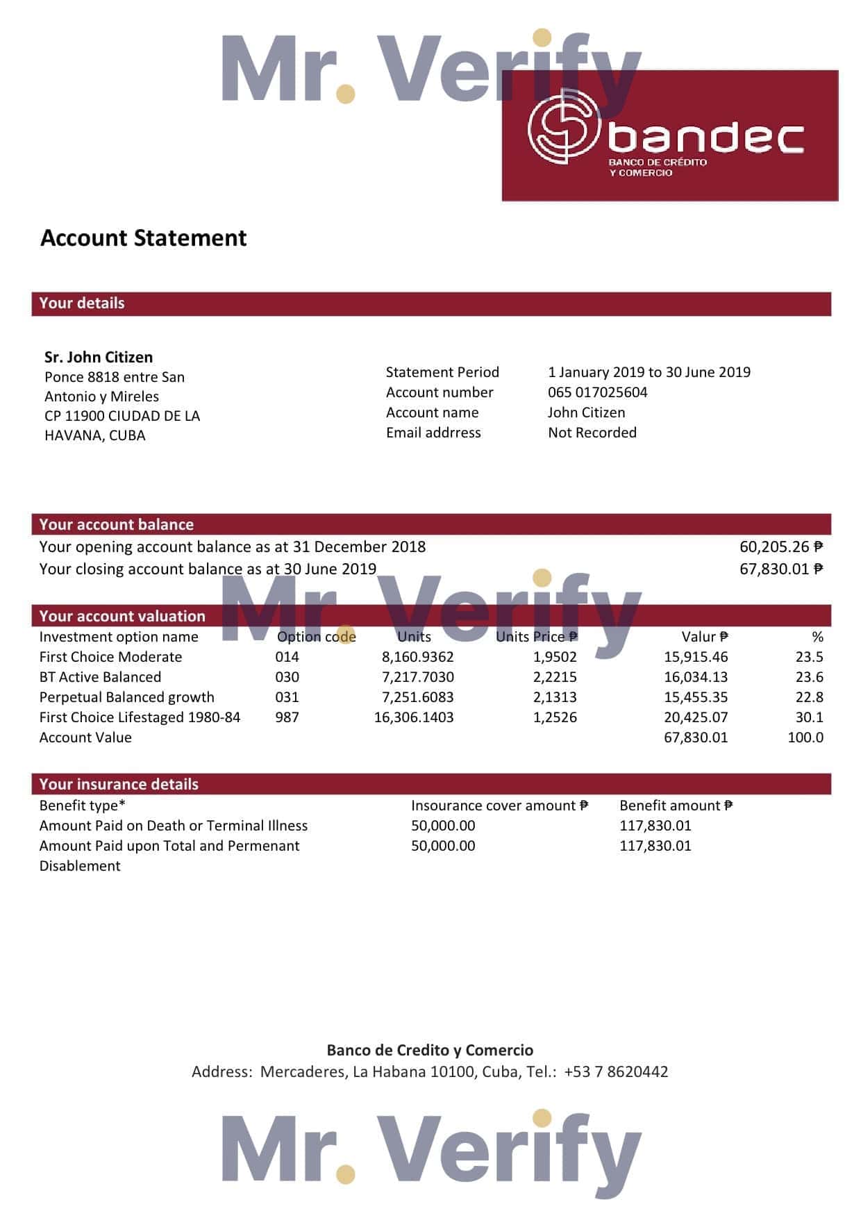 Cuba-Bandec-Banco-de-Credito-y-Comercio.jpg Cuba Bandec Banco de Credito y Comercio bank statement easy to fill template in .xls and .pdf file format