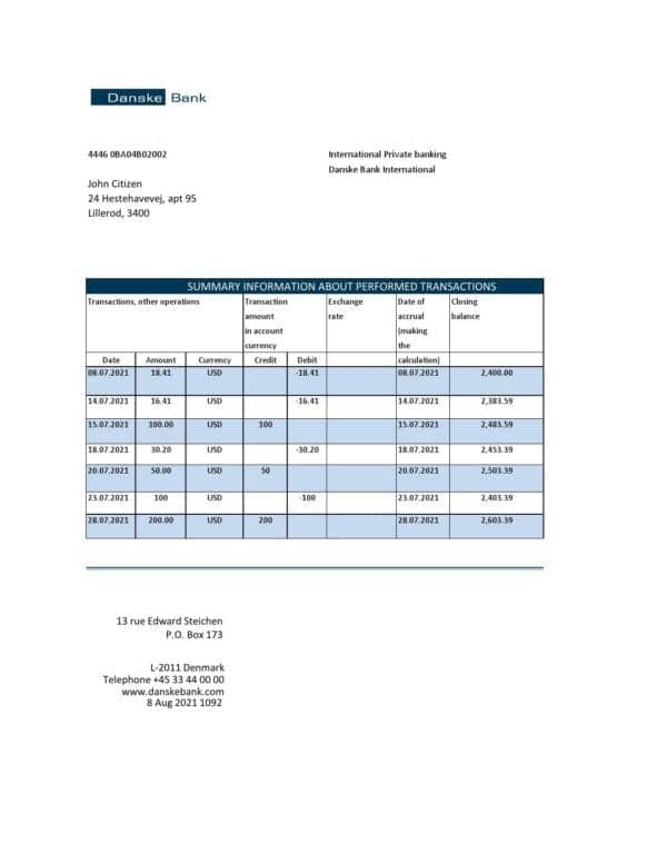 Denmark-Danskebank-bank-statement-easy-to-fill-template-in-Excel-and-PDF-format.jpg Denmark Danskebank bank statement easy to fill template in Excel and PDF format