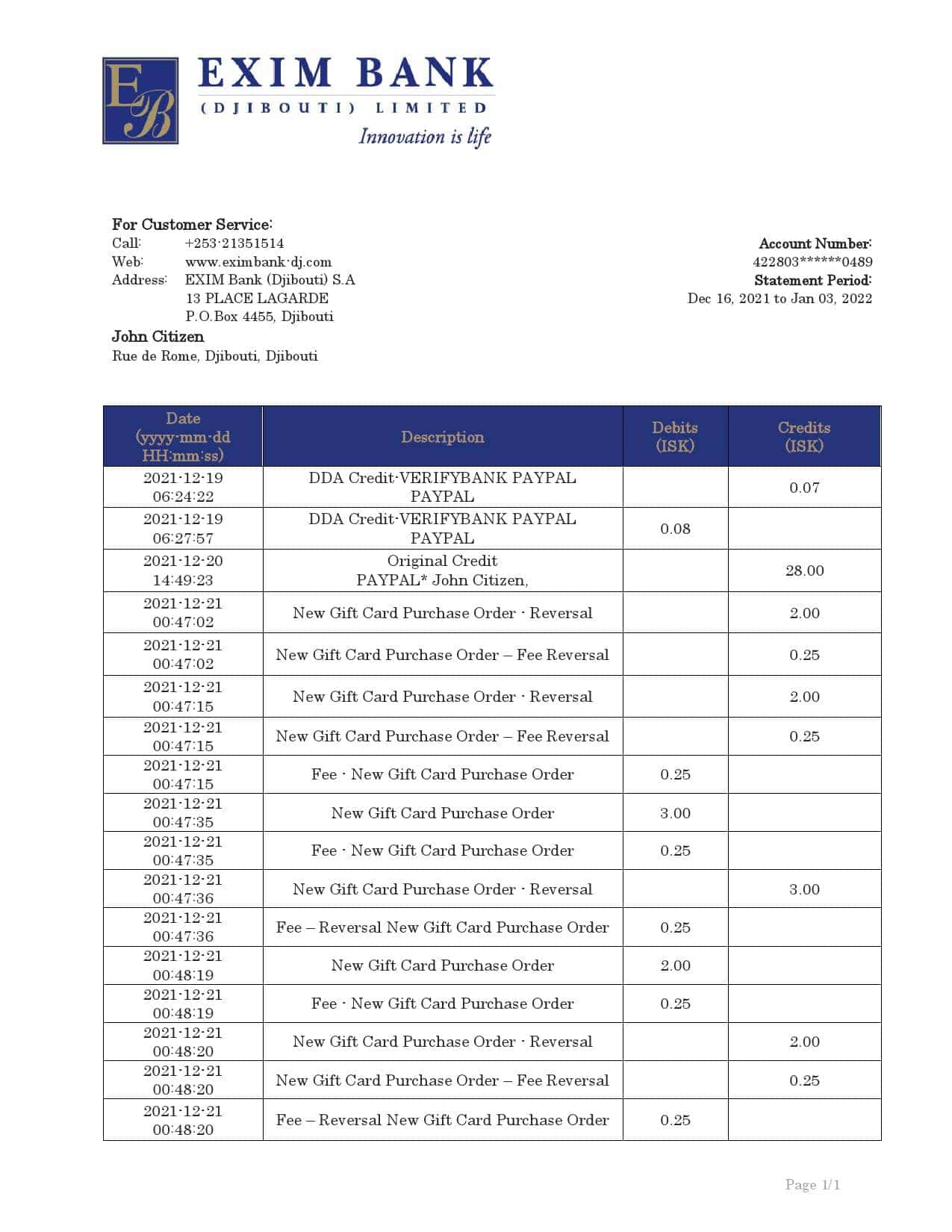 Djibouti-Exim-bank-statement-template-in-Word-and-PDF-format.jpg Djibouti Exim bank statement template in Word and PDF format