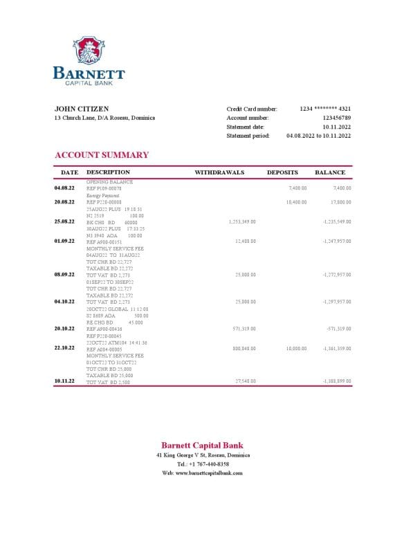 Dominica-Barnett-Capital-Bank-statement-Excel-and-PDF-template.jpg Dominica Barnett Capital Bank statement Excel and PDF template