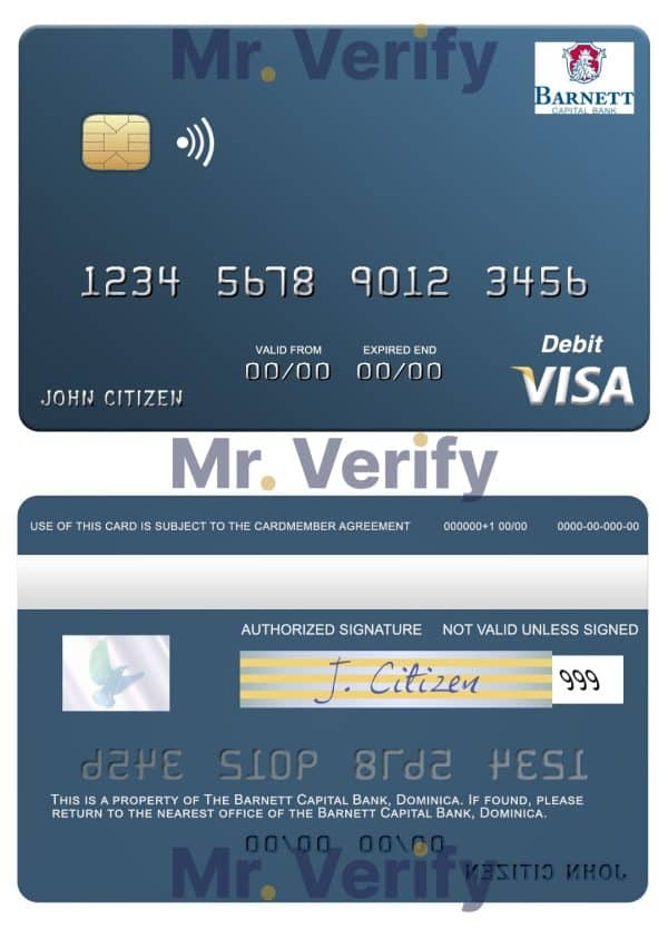 Editable Dominica Barnett Capital Bank visa debit card Templates in PSD Format Editable Dominica Barnett Capital Bank visa debit card Templates in PSD Format