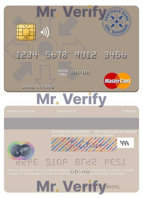 Editable Suriname Centrale Bank van Suriname mastercard Templates in PSD Format Editable Suriname Centrale Bank van Suriname mastercard Templates in PSD Format