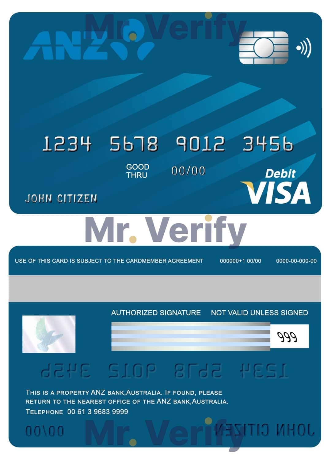 Fillable Australia ANZ bank visa card debit card Templates Fillable Australia ANZ bank visa card debit card Templates