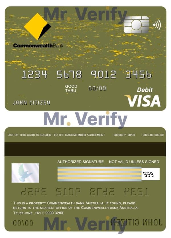 Fillable Australia Commonwealth Account Bank visa card Templates Fillable Australia Commonwealth Account Bank visa card Templates