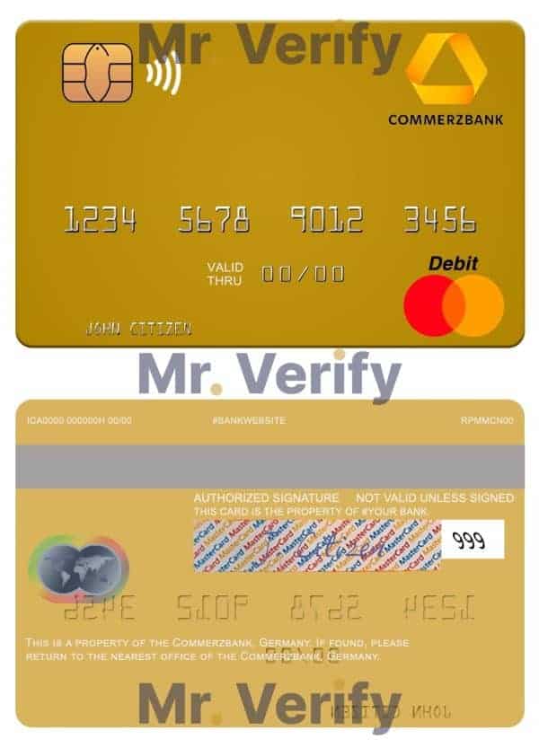 Fillable Germany Commerz Bank mastercard Templates Fillable Germany Commerz Bank mastercard Templates
