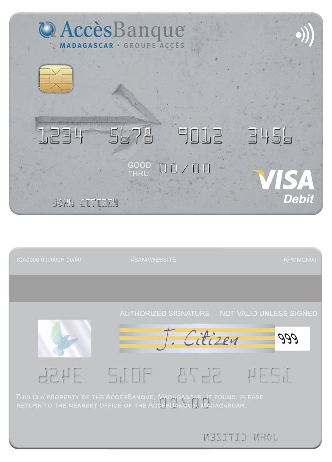 Fillable Madagascar AccèsBanque visa card Templates Fillable Madagascar AccèsBanque visa card Templates