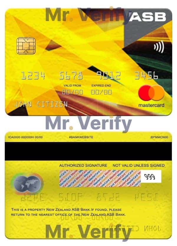 Fillable New Zealand ASB bank mastercard Templates Fillable New Zealand ASB bank mastercard Templates