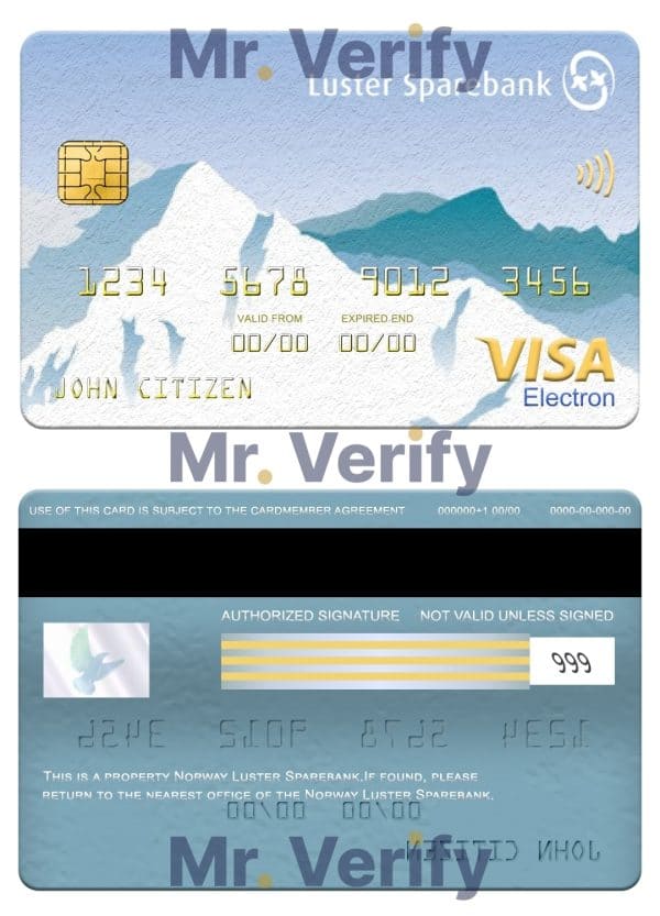 Fillable Norway Luster Sparebank visa electron card Templates Fillable Norway Luster Sparebank visa electron card Templates
