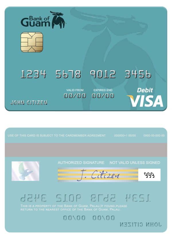 Fillable Palau Bank of Guam visa debit card Templates Fillable Palau Bank of Guam visa debit card Templates