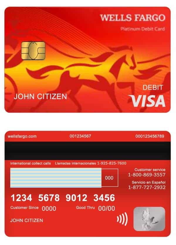 Fillable USA Wells Fargo visa debit card Templates (version 2) Fillable USA Wells Fargo visa debit card Templates (version 2)