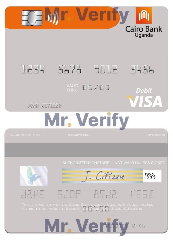 Fillable Uganda Cairo Bank Uganda visa debit card Templates