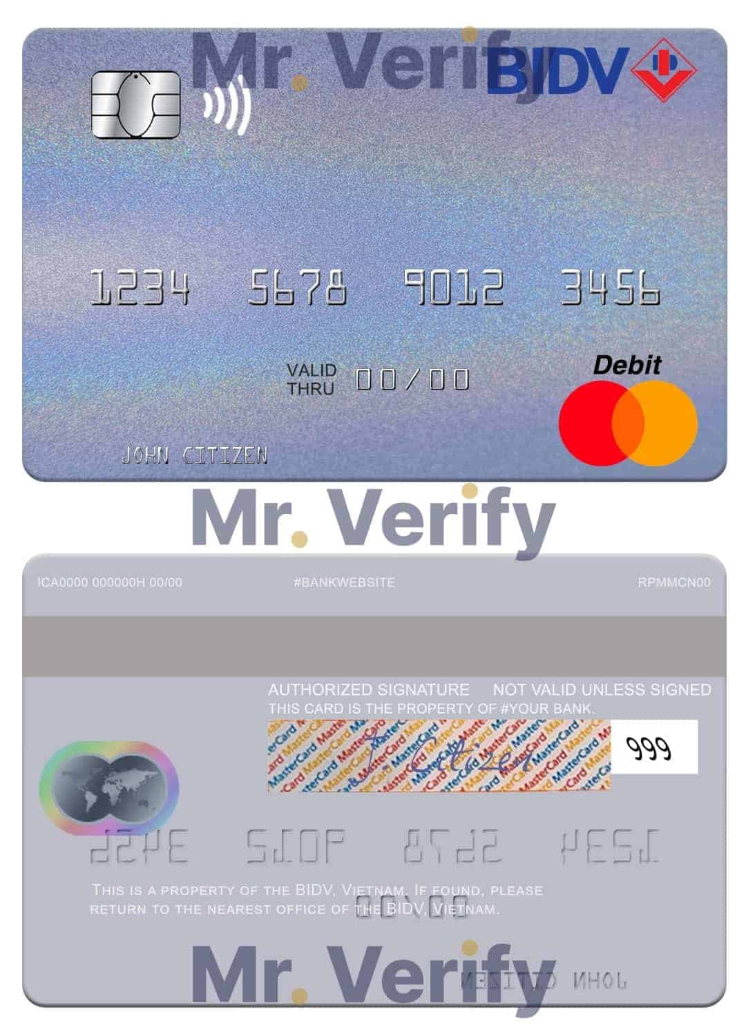 Fillable Vietnam BIDV mastercard credit card Templates Fillable Vietnam BIDV mastercard credit card Templates