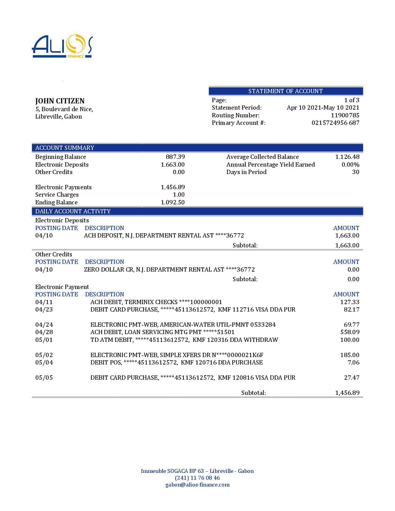 Gabon-Alios-Finance-bank-statement-template-in-Word-and-PDF-format.jpg Gabon Alios Finance bank statement template in Word and PDF format