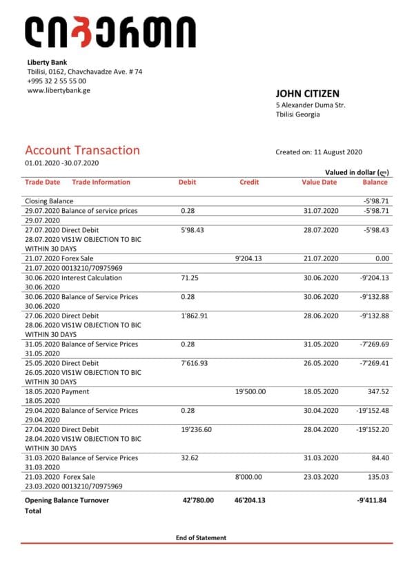 Georgia-Liberty-Bank-proof-of-address-statement-template-in-Word-and-PDF-format-fully-editable.jpg Georgia Liberty Bank proof of address statement template in Word and PDF format, fully editable