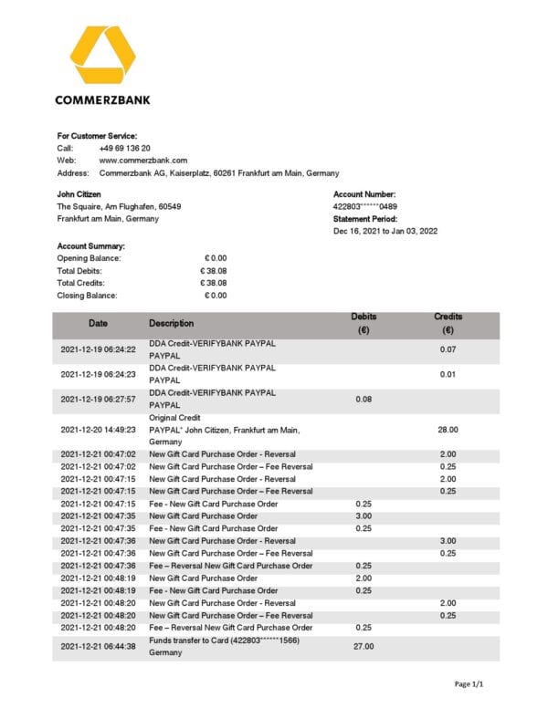 Germany-Commerzbank-bank-statement-template-in-Word-and-PDF-format.jpg Germany Commerzbank bank statement template in Word and PDF format