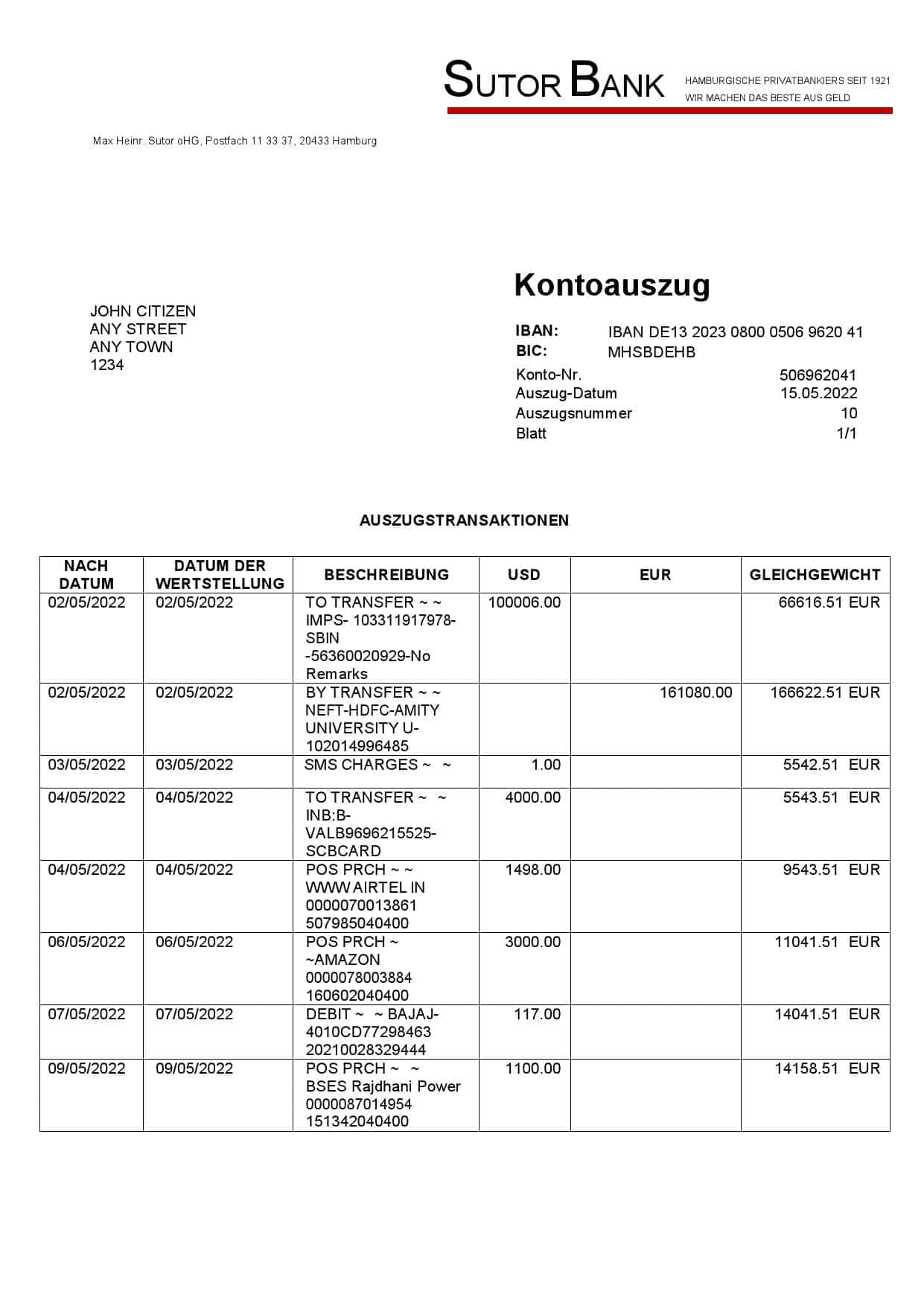 Germany-Sutor-bank-statement-Word-and-PDF-template-2-pages-1.jpg Germany Sutor bank statement, Word and PDF template, 2 pages