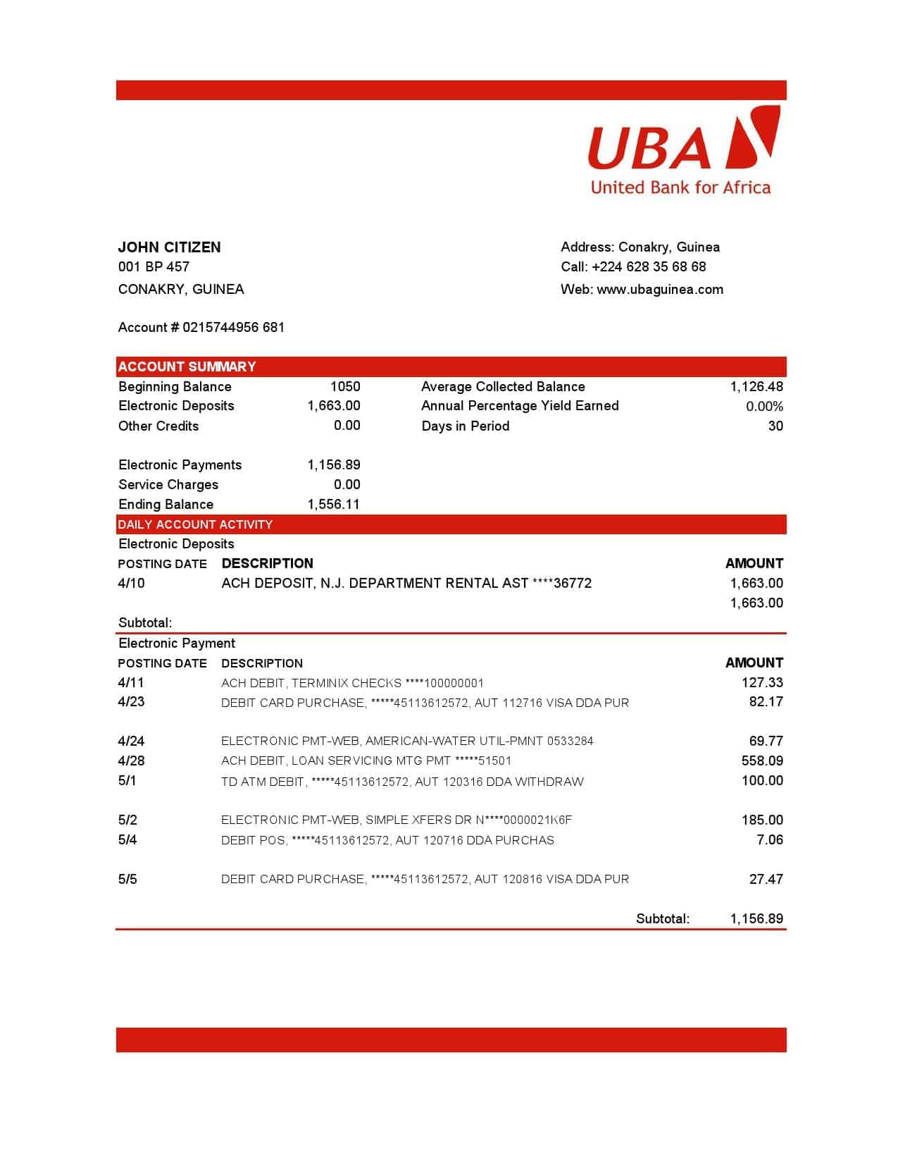Guinea-UBA-Bank-statement-template-in-Excel-and-PDF-format.jpg Guinea UBA Bank statement template in Excel and PDF format