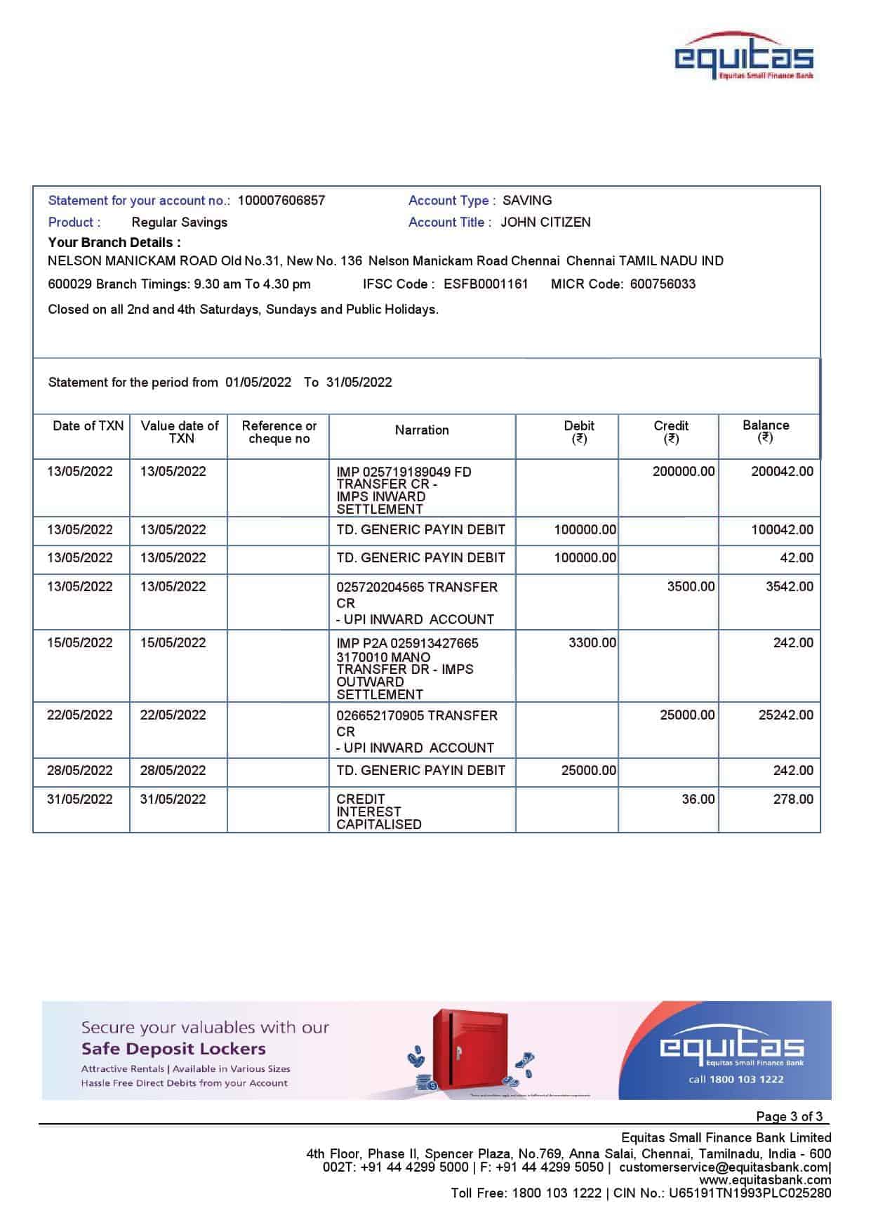 India-Equitas-bank-statement-Word-and-PDF-template-3-pages-3.jpg India Equitas Bank Statement Word and PDF Template, 3 pages - Image 3