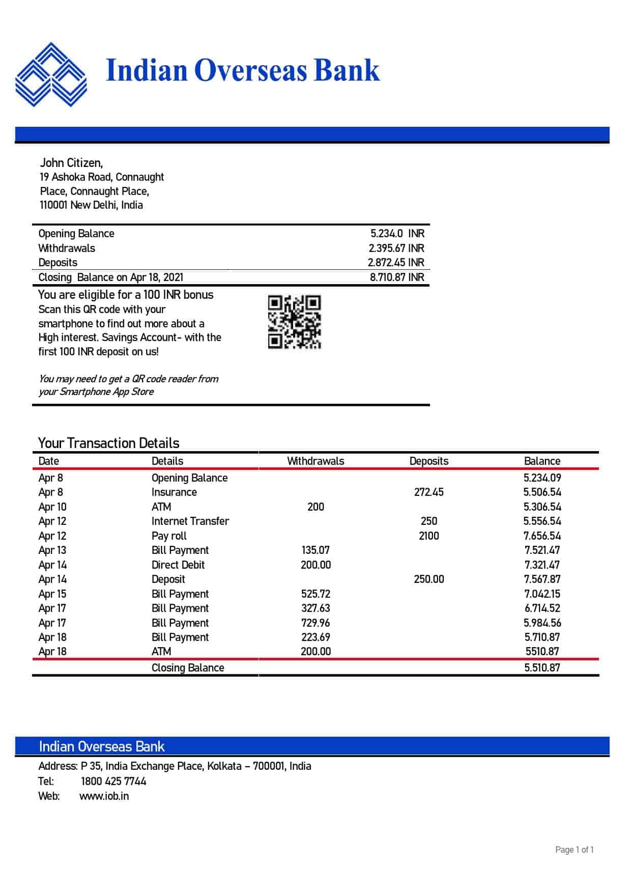 India-Indian-Overseas-Bank-statement-template-in-Word-and-PDF-format.jpg India Indian Overseas Bank statement template in Word and PDF format