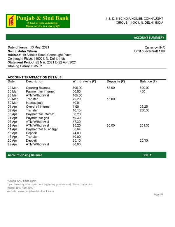 India-Punjab-and-Sind-Bank-statement-template-in-Word-and-PDF-format.jpg India Punjab and Sind Bank statement template in Word and PDF format