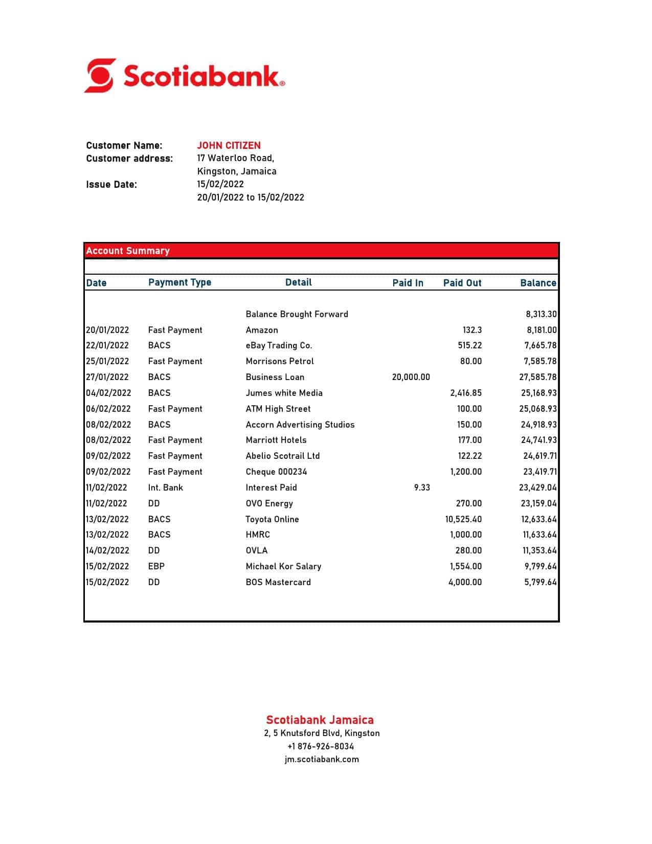 Jamaica-Scotiabank-bank-statement-Excel-and-PDF-template.jpg Jamaica Scotiabank bank statement Excel and PDF template