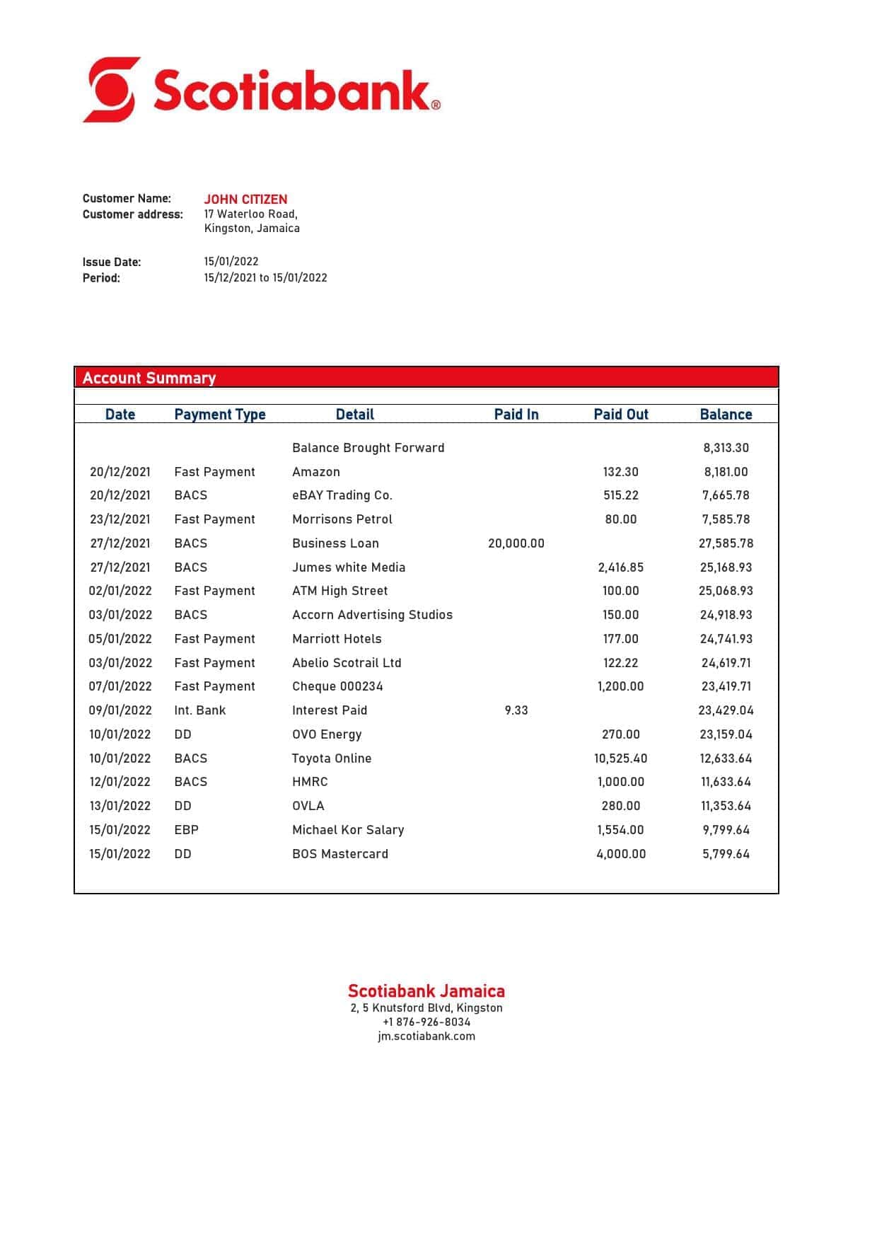 Jamaica-Scotiabank-bank-statement-template-in-Word-and-PDF-format.jpg Jamaica Scotiabank bank statement template in Word and PDF format
