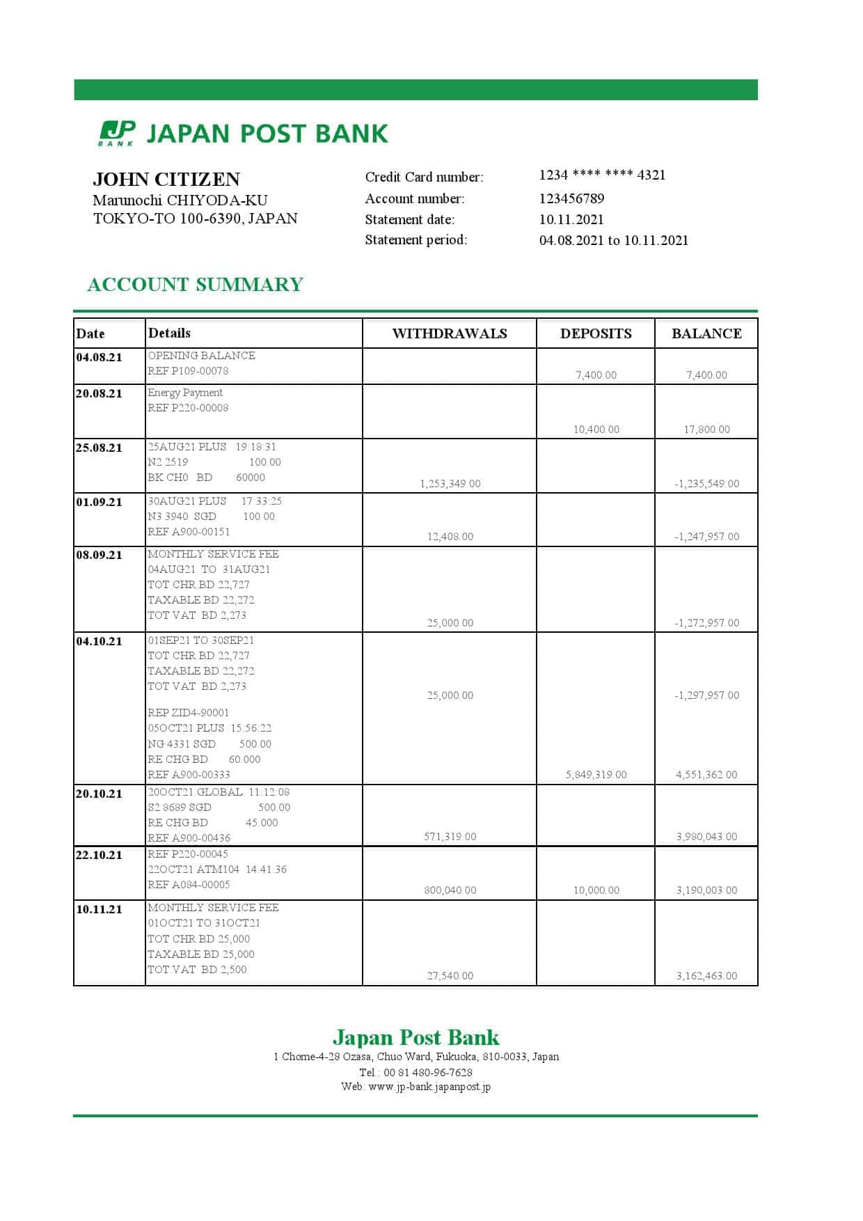 Japan-Post-bank-statement-easy-to-fill-template-in-Excel-and-PDF-format.jpg Japan Post bank statement easy to fill template in Excel and PDF format