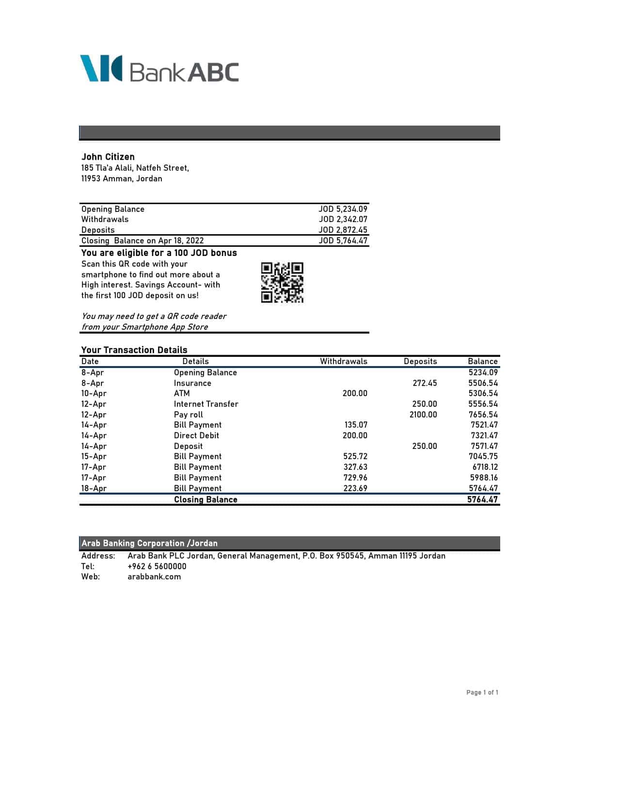 Jordan-ABC-bank-statement-Excel-and-PDF-template.jpg Jordan ABC bank statement Excel and PDF template
